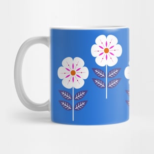 Mod Scandinavian flowers Mug